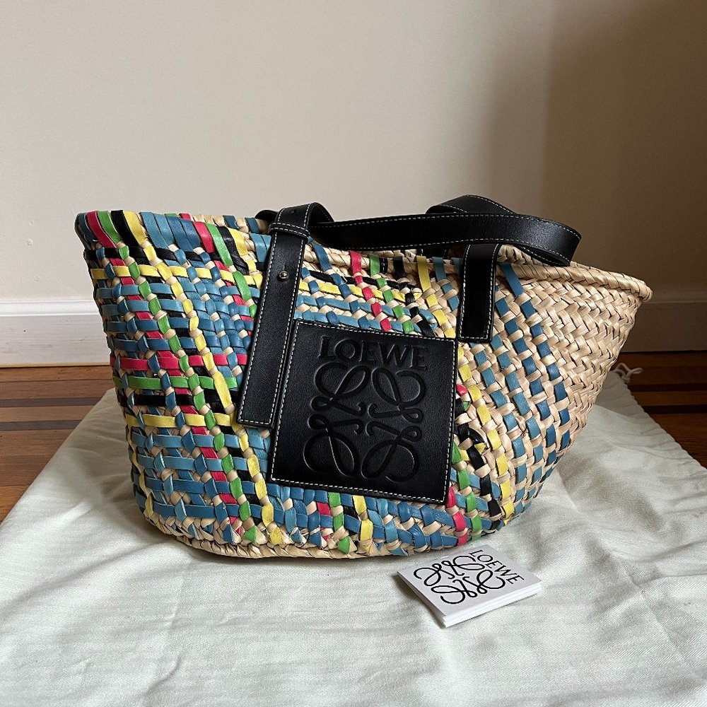 Loewe SSENSE Exclusive Multicolor Basket Tote